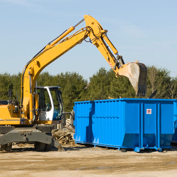 can a residential dumpster rental be shared between multiple households in Frankewing TN